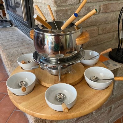 Enjoy making fondue