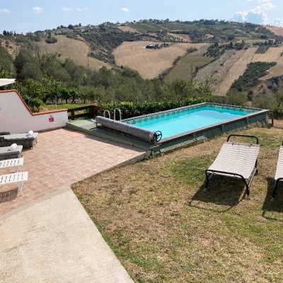 Pool area with amazing views